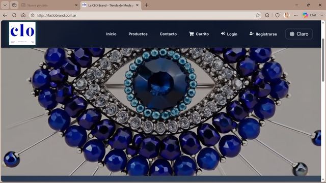 Captura de la tienda online LACLO Brand